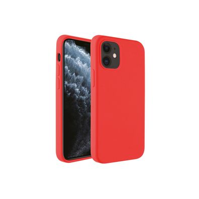 Vivanco Hype Cover Hülle für Apple iPhone 12 Mini Rot Hard shell - Soft Core