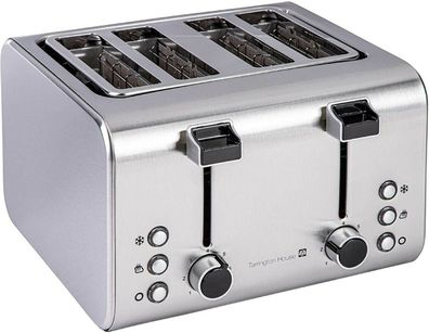 4 Scheiben Toaster silber Edelstahl verschiedene Hersteller NEU OVP