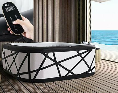XXL Luxus MSPA Whirlpool NEU 2021 aufblasbar Outdoor+ Indoor + Heizung 6 Personen