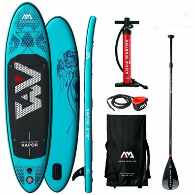 Luxus Stand Up Paddle SET Vapor 315x79cm aufblasbar Surfboard SUP Board 2021