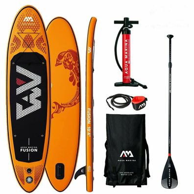 Luxus Stand Up Paddle SET Fusion 330x81cm aufblasbar Surfboard SUP Board 2021