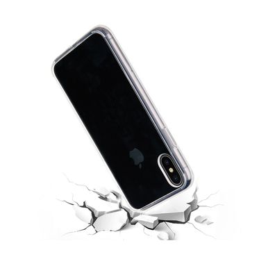 Vivanco Harte Cover Hülle für Apple iPhone XS Max Durchsichtig Silikon NEU