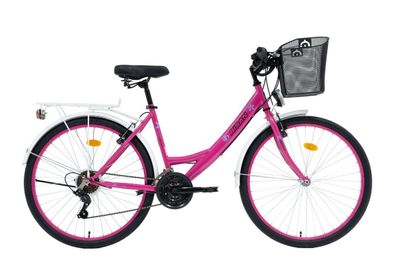 26 ZOLL Kinder Mädchen City Fahrrad Mädchenfahrrad Mädchenrad Rad Bike Licht STVO
