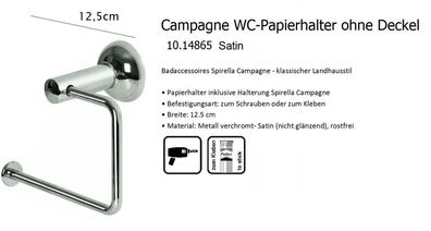 Campagne Satin Papierhalter Toilettenpapierhalter