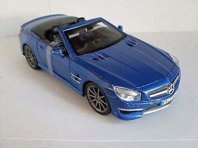 Mercedes-Benz SL 63 AMG `12 blau, Maisto Auto Modell 1:24, Neu, OVP