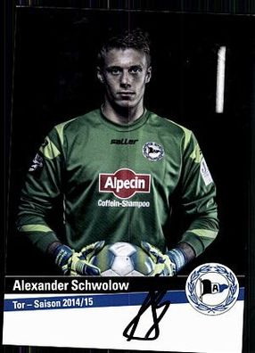 Alexander Schwolow Arm. Bielefeld 2014-15 Original Signiert + A 85174