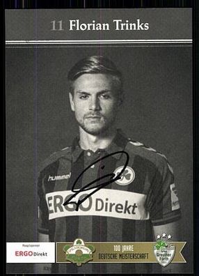 Florian Trinks SpVgg Greuther Fürth 2014-15 Original Signiert + A 85203