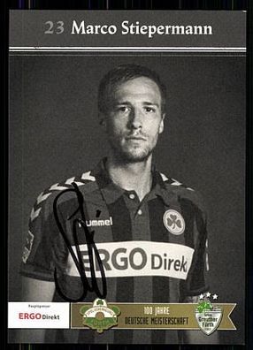 Marco Stiepermann SpVgg Greuther Fürth 2014-15 Original Signiert + A 85211