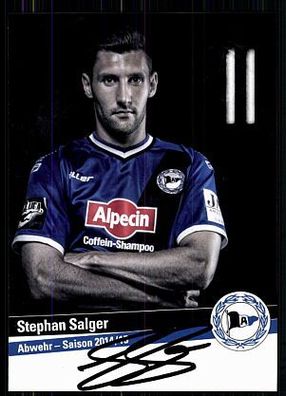 Stephan Salger Arm. Bielefeld 2014-15 Original Signiert + A 85179