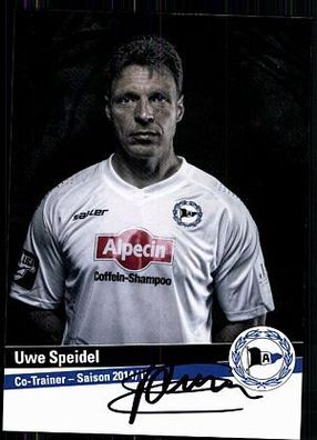 Uwe Speidel Arm. Bielefeld 2014-15 Original Signiert + A 85171