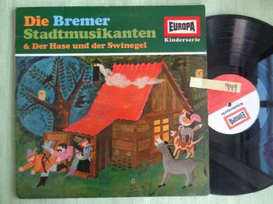 LP Europa E204 Bremer Stadtmusikanten Hase + Swinegel Zinnsoldat Andersen Grimm