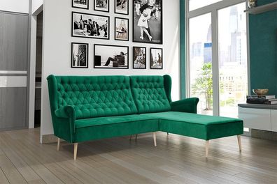 Ecksofa CAROLL Polstersofa Polsterecke Eckcouch Sofagarnitur in 4 FARBEN !