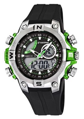Calypso Watches K5586 Herrenuhr Alarm-Chrono analog-digital