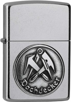 ZIPPO Feuerzeug 2006324 Roofer Handwerk Emblem Dachdecker