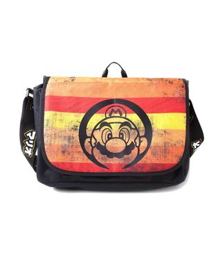 Nintendo - Super Mario Retro Striped Messengerbag - Super Mario MB710784NTN - ...