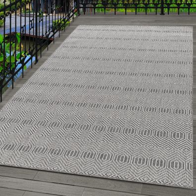 Indoor Outdoor Teppich OHAI Terassenteppich Wasserfest Streifen