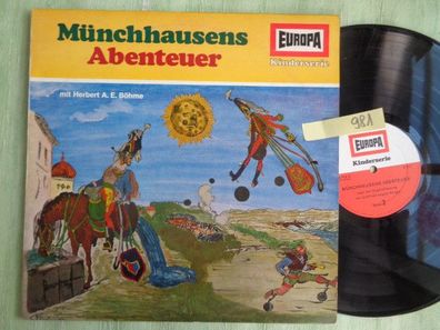 LP Europa E211 Münchhausens Abenteuer Baron von Münchhausen Hörspiel Vinyl
