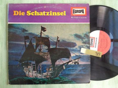 LP Europa E212 Die Schatzinsel Robert L Stevenson Claudius Brac Hörspiel Vinyl