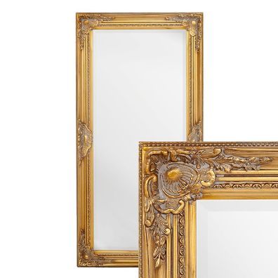 Spiegel 95cm Wandspiegel Engel Facettenschliff antik Stil Putte Mirror 