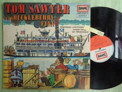 LP Europa Tom Sawyer Huckleberry Finn Mississippi Entdeckungsfahrt Marc Twain Vinyl