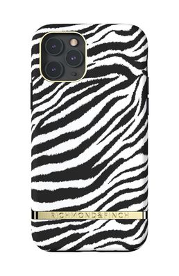 Richmond & Finch Zebra für Apple iPhone 11 Pro - Schwarz
