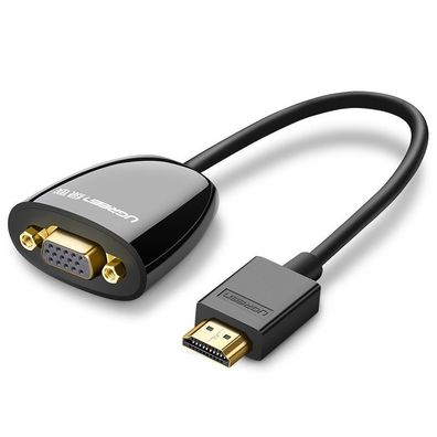 Ugreen kabel adapter unidirektional von HDMI (männlich) auf VGA (männlich) FHD ...