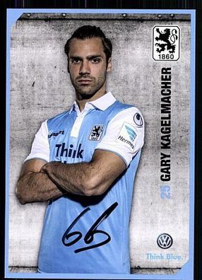 Gary Kagelmacher TSV 1860 München 2014-15 Original Signiert + A 85503