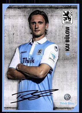 Kai Bülow TSV 1860 München 2014-15 Original Signiert + A 85518