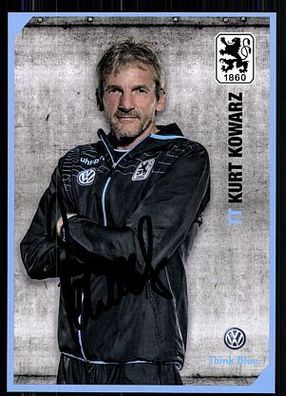 Kurt Kowarz TSV 1860 München 2014-15 Original Signiert+ A 85523