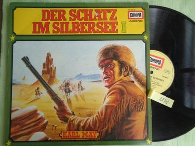 LP Europa E240 E241 Der Schatz im Silbersee Karl May Hans Paetsch Konrad Halver Vinyl
