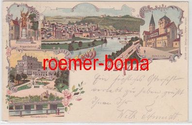 06829 Ak Lithographie Gruss aus Werden bei Essen 1902