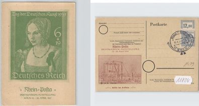 11824 Briefmarken AK Rhein-Posta Briefmarken-Ausstellung Köln 13.-20. April 1947