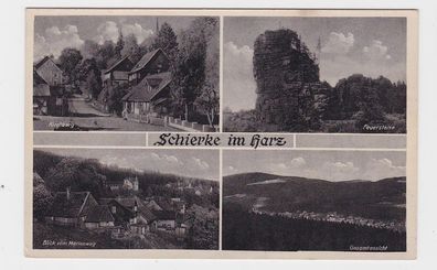 12369 AK Schierke im Harz - Kirchberg, Feuersteine, Gesamtansicht & Marienweg