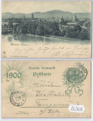 16308 DR Ganzsachen Postkarte PP19/ F45/01 Goslar(Harz) 1900