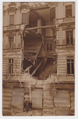 16362 Foto Ak Berlin Zerstörungen Eckhaus Fürstenwalderstraße, März 1919
