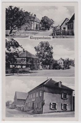 20075 Mehrbild Ak Kloppenheim Gaststätte zur Linde 1944