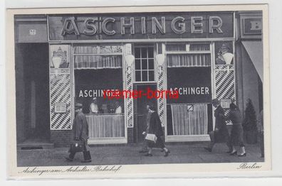 23422 Ak Berlin Lokal Aschinger am Anhalter Bahnhof um 1940