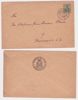 31726 DR Ganzsachen Umschlag PU26/ B22 Magistrat Charlottenburg 1908