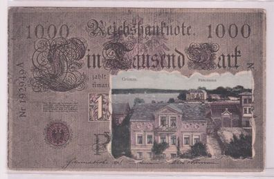 39854 Banknoten Ak Grünau Panorama um 1910