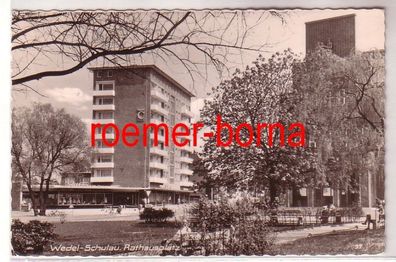 40882 Foto Ak Wedel-Schulau Rathausplatz 1965