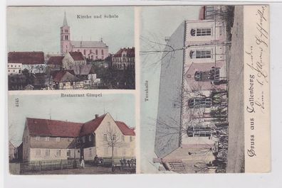 48655 Mehrbild Ak Gruß aus Callenberg Restaurant, Turnhalle usw. 1905