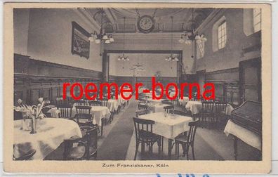 53154 Ak Köln Restaurant 'Zum Franziskaner' um 1928