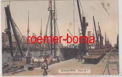 57709 Ak Buenos Aires Argentinien Hafenanlagen 1912