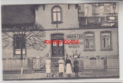 60516 Ak Wasbek Linden-Café Inh. Christian Schlüter um 1910