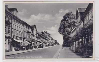 68000 AK Clausthal (Oberharz) - Adolf Römerstraße, Straßenansicht um 1920
