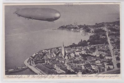 68331 AK Friedrichshafen am Bodensee, Luftschiff 'Graf Zeppelin' Fliegeraufnahme