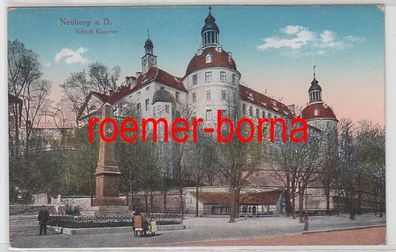 69297 Ak Neuburg an der Donau Schloß Kaserne um 1910