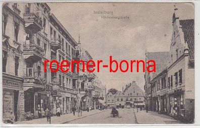 69670 Feldpost Ak Insterburg Tschernjachowsk Hindenburgstrasse 1917
