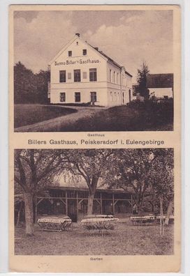 69986 Mehrbild Ak Peiskersdorf Piskorzów im Eulengebirge Billers Gasthof 1939