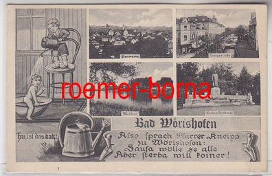70370 Mehrbild Ak Bad Wörishofen Waldsee, Kneippstraße usw. um 1930